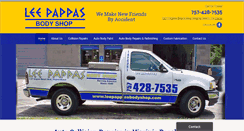 Desktop Screenshot of leepappasbodyshop.com